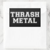 Thrash Metal Rechteckiger Aufkleber (Tasche)