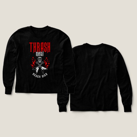 Thrash Metal stirbt nie (Design Vorder- & Rückseite)