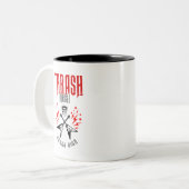 Thrash Metal stirbt nie Zweifarbige Tasse (Vorderseite Links)