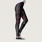 Thrashed Gothic Dark Grungy Grunge Kariertes Muste Leggings (Rechts)