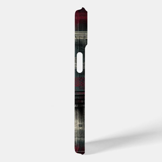 Thrashed Grungy Alternative Grunge Kariertes Muste Case-Mate iPhone Hülle (Rückseite / Rechts)