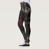 Thrashed Grungy Alternative Grunge Kariertes Muste Leggings (Links)
