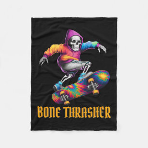 Thrasher Skeleton Halloween-Kostüm Fleecedecke