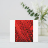 Thread Beautiful Gradient Digital Art Blume Fleck Postkarte (Stehend Vorderseite)