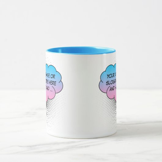 Thread Blubble your Statement Template Tasse (Zentrum)