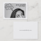 Thread Bubble Chubby Business Cards Visitenkarte (Vorne/Hinten)