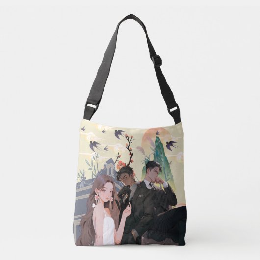 Thread Crossbody Bag Tragetaschen Mit Langen Trägern (Vorderseite)