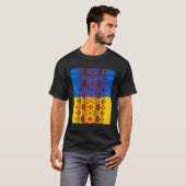 Thread Embroidery ukrainische Folk Ethnic Muster o T-Shirt (Vorne ganz)