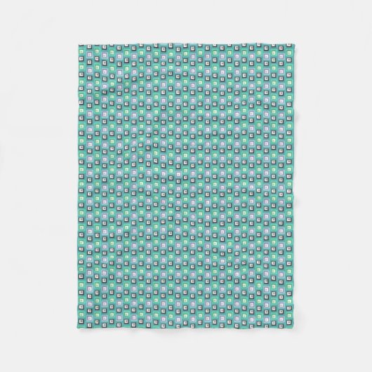 Thread für niedliche Aquamarine Muster-Fleece Fleecedecke (Vorderseite)