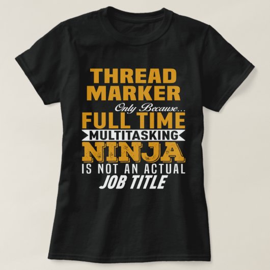 Thread Marker T-Shirt (Design vorne)