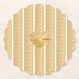 Thread of Gold Paper Coaster Untersetzer