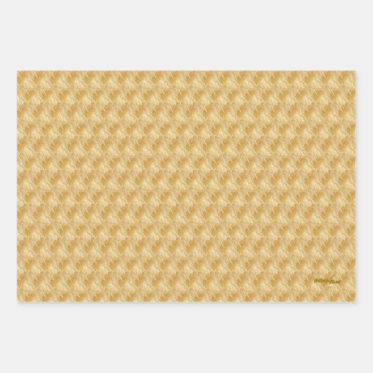 Thread of Gold Wrapping Paper Geschenkpapier Set (Vorderseite 2)