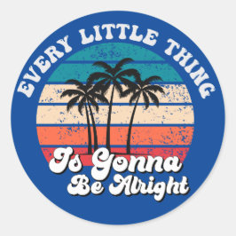 Thread of Reassurance: "Jedes Kleiniges" Runder Aufkleber