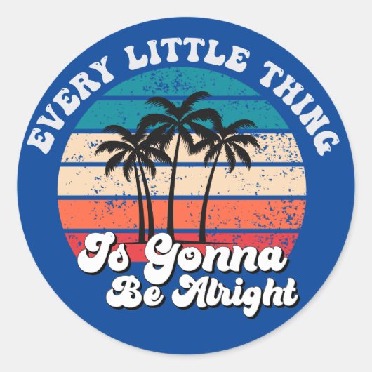 Thread of Reassurance: "Jedes Kleiniges" Runder Aufkleber (Vorderseite)