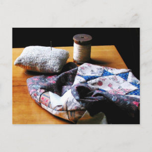 Thread, Pinsel und Tuch Postkarte