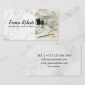 Thread Reels | Seamstress Business Card Visitenkarte (Vorne/Hinten)