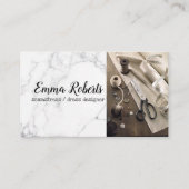 Thread Reels | Seamstress Business Card Visitenkarte (Vorderseite)