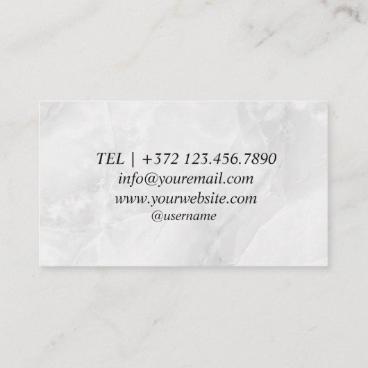 Thread Reels | Seamstress Business Card Visitenkarte (Rückseite)