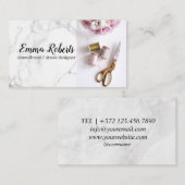 Thread Reels | Seamstress Business Card Visitenkarte (Vorne/Hinten)