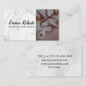 Thread Reels | Seamstress Business Card Visitenkarte (Vorne/Hinten)