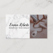 Thread Reels | Seamstress Business Card Visitenkarte (Vorderseite)