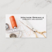 Thread Reels | Seamstress | Schneider Visitenkarte (Vorderseite)