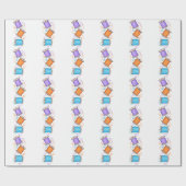 Thread Spools Geschenkpapier (Flach)