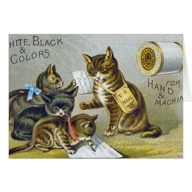 Thread Trade Card, 1880 (Vorderseite (Horizontal))