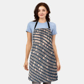 Threadbare Blue Netting-Schürze Schürze (Getragen)