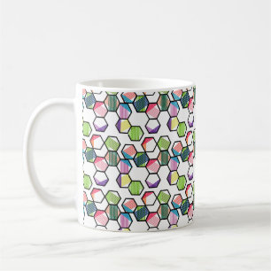 Threaded Hexagons Kaffeetasse
