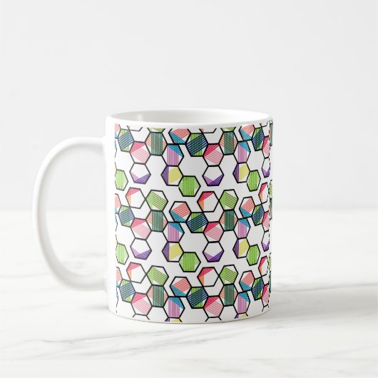 Threaded Hexagons Kaffeetasse (Links)
