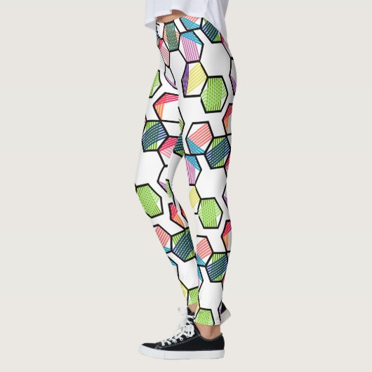 Threaded Hexagons Leggings (Links)