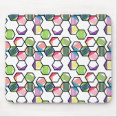Threaded Hexagons Mousepad (Vorne)