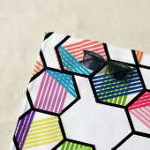 Threaded Hexagons Strandtuch (Beispiel)