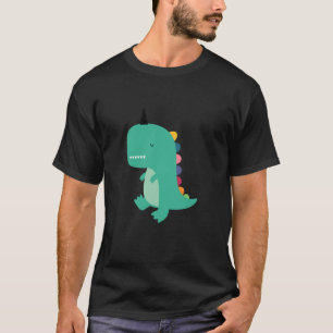 Threadless Andy Westface Dinocorn Grafik T-Shirt