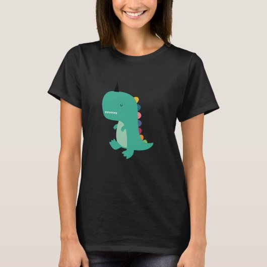 Threadless Andy Westface Dinocorn Grafik T-Shirt (Vorderseite)