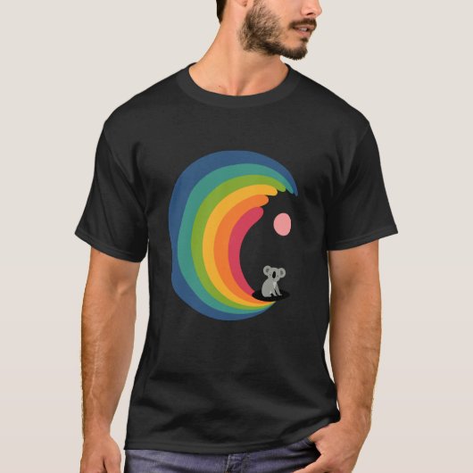 Threadless Andy Westface Dream Surfer Grafik T-Shirt (Vorderseite)