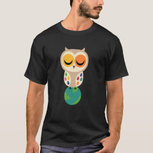 Threadless Andy Westface Eulen-Spirit-Grafik T-Shirt