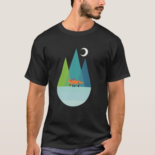 Threadless Andy Westface Gehe allein Grafik T-Shirt (Vorderseite)