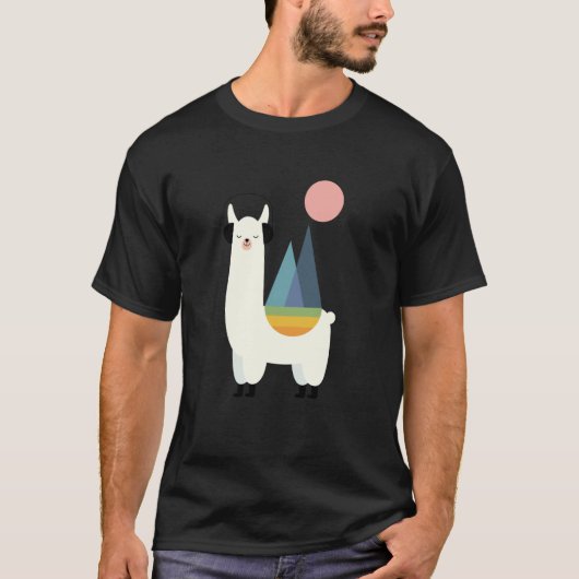 Threadless Andy Westface Llamazing Grafik T-Shirt (Vorderseite)