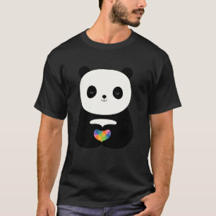 Threadless Andy Westface Panda Love Grafik T-Shirt