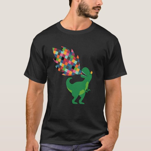 Threadless Andy Westface Regenbogen Power Grafik T-Shirt (Vorderseite)