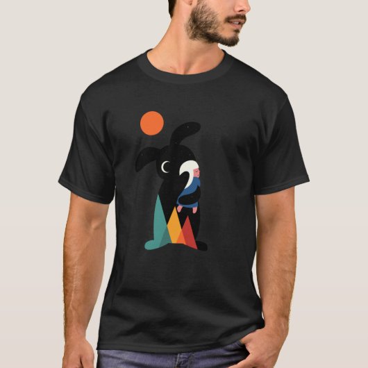 Threadless Andy Westface Umarmungen Grafik T-Shirt (Vorderseite)