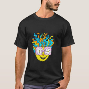 Threadless Boriana Happy Hippie Grafik T-Shirt