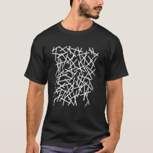 Threadless Emeline Kerplunk Schwarz Grafik T-Shirt