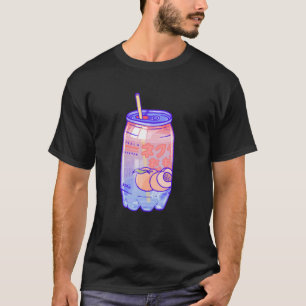 Threadless Laura O'Connor Peach Bubbles Grafik T-Shirt