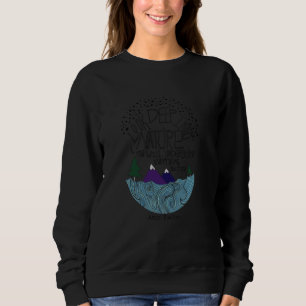 Threadless Leah Flores Einstein Nature Graphic Sweatshirt