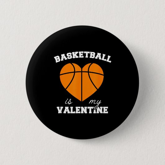 Threadrock Basketball Is My Valentine - Women's Un Button (Vorderseite)