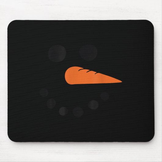 Threadrock Winter Snowman Face - Uni-adults, Uni-k Mousepad (Vorne)