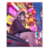 【Threads限定イラストポスター】寿司娘 GenerativeAI Fotodruck (Vorne)